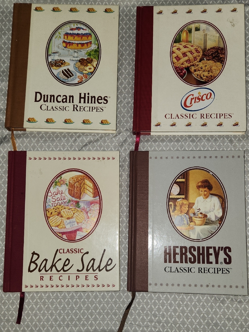 Choice Of 1 "Classic Recipes Cookbook" Hershey,  Crisco, Duncan Hines, Bake Sale